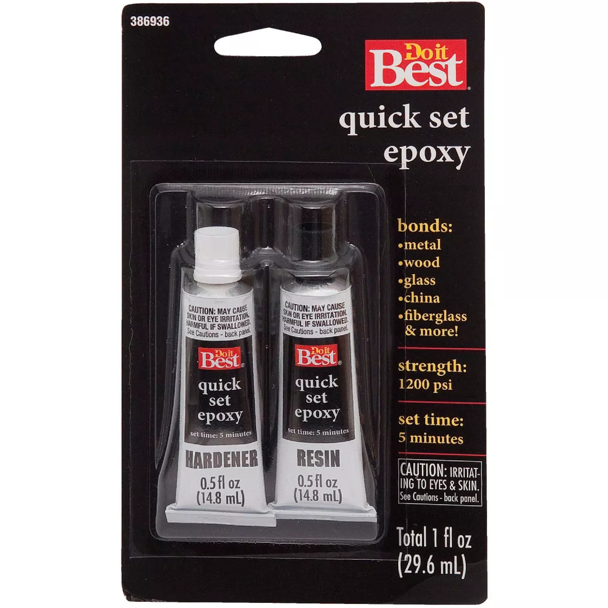 Do it Best 0.5 Oz. Quick Set Epoxy (2-Pack) - photo 2