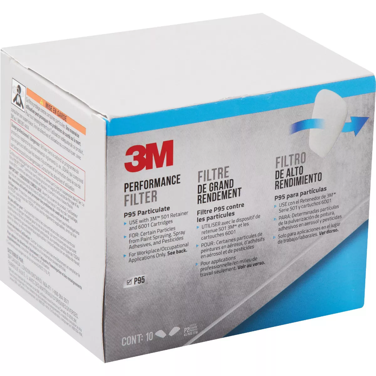 3M P95 Replacement Particulate Pre-Filter (10-Pack) - photo 4