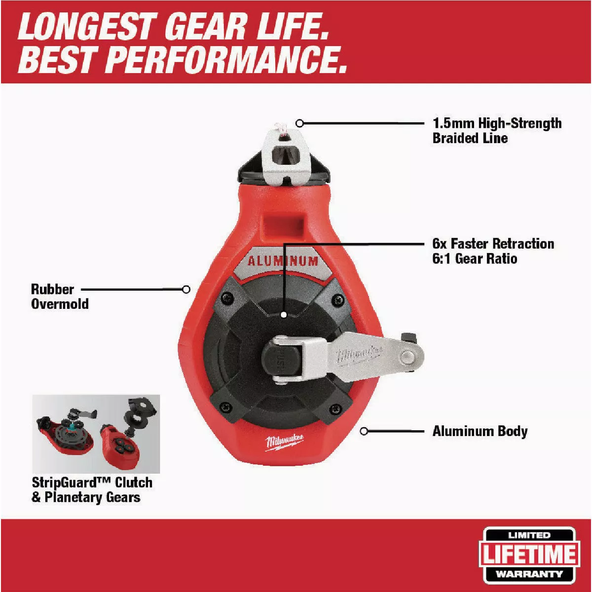 Milwaukee 100 Ft. Fine Line Chalk Reel - photo 2