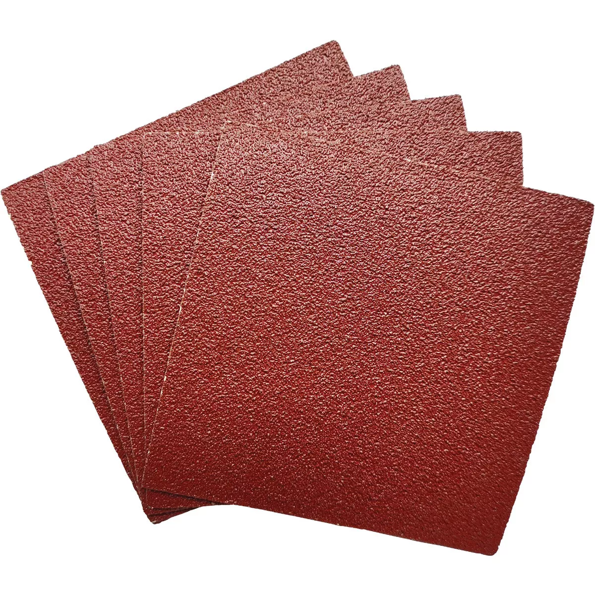 60 Grit 4-1/2 In. x 4-1/2 In. 1/4 Sheet Stick-On Power Sanding Sheet (5-Pack)
