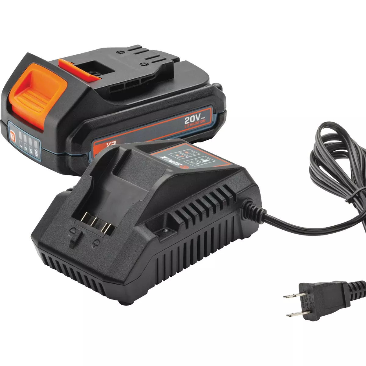 Senix X2 20 Volt Max Lithium-Ion 2.5 Ah Battery Pack & Charger