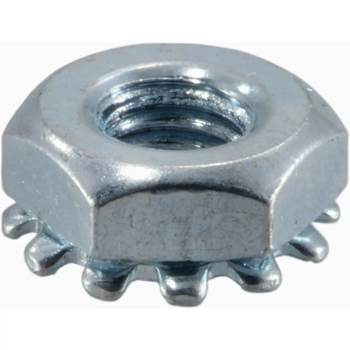 Midwest Fastener #10-32 Zinc Plated Grade 2 Steel Fine Thread Kep Lock Nuts