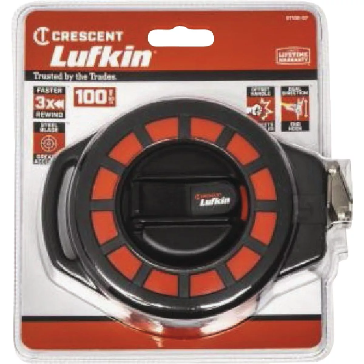 Crescent Lufkin 3/8 In. x 100 Ft. Steel Contruction Long Tape - photo 3