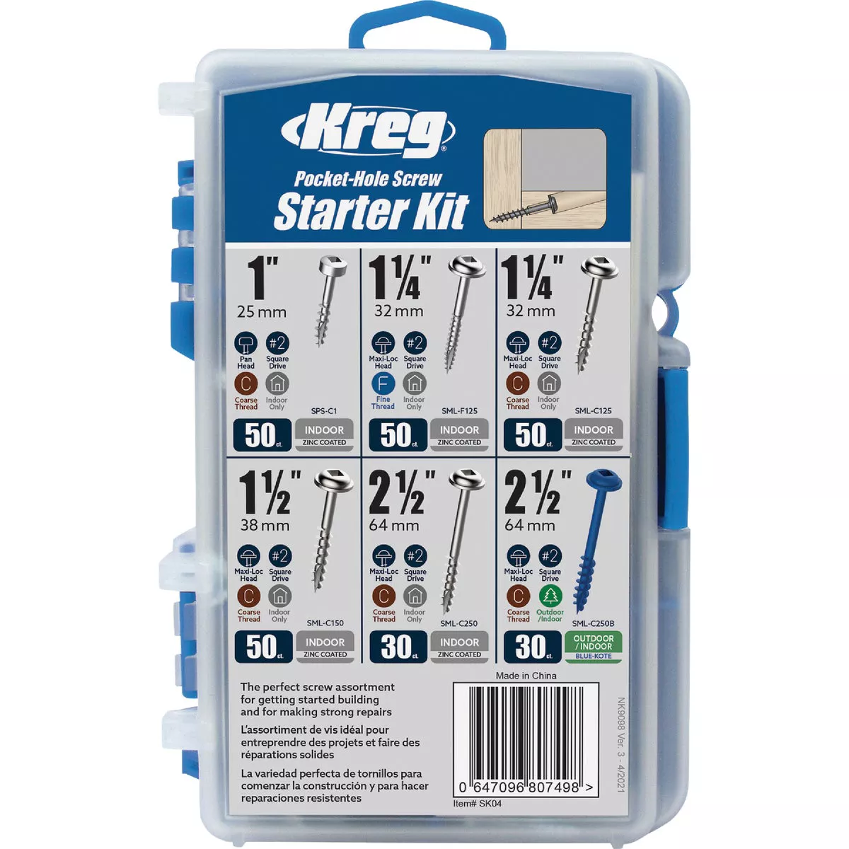 Kreg Pocket-Hole Screw Starter Kit