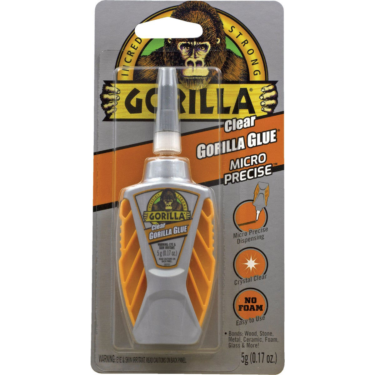Gorilla 0.17 Oz. Micro Precise Clear Gorilla Glue Do it Best