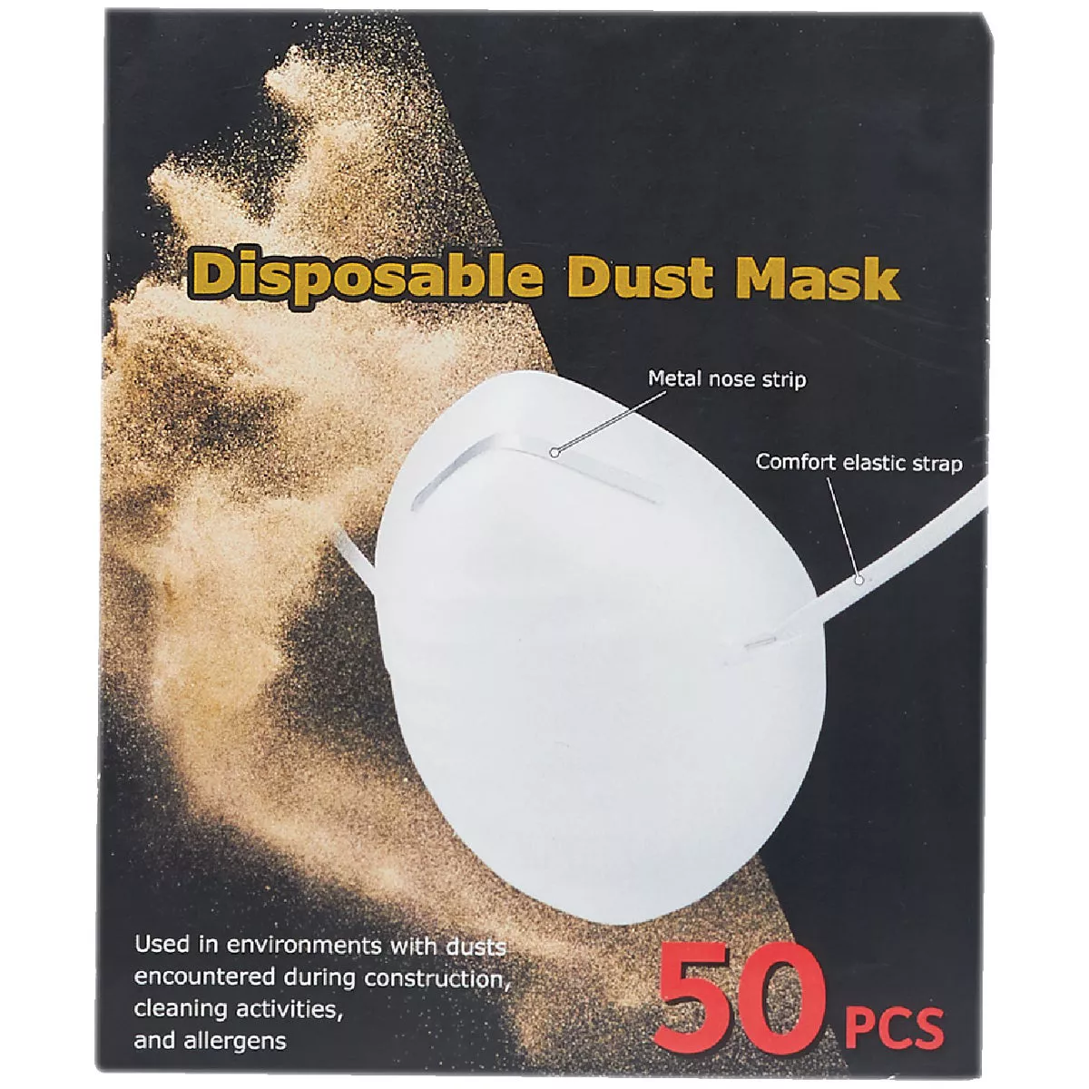 Disposable Dust & Face Mask (50-Pack) - photo 2