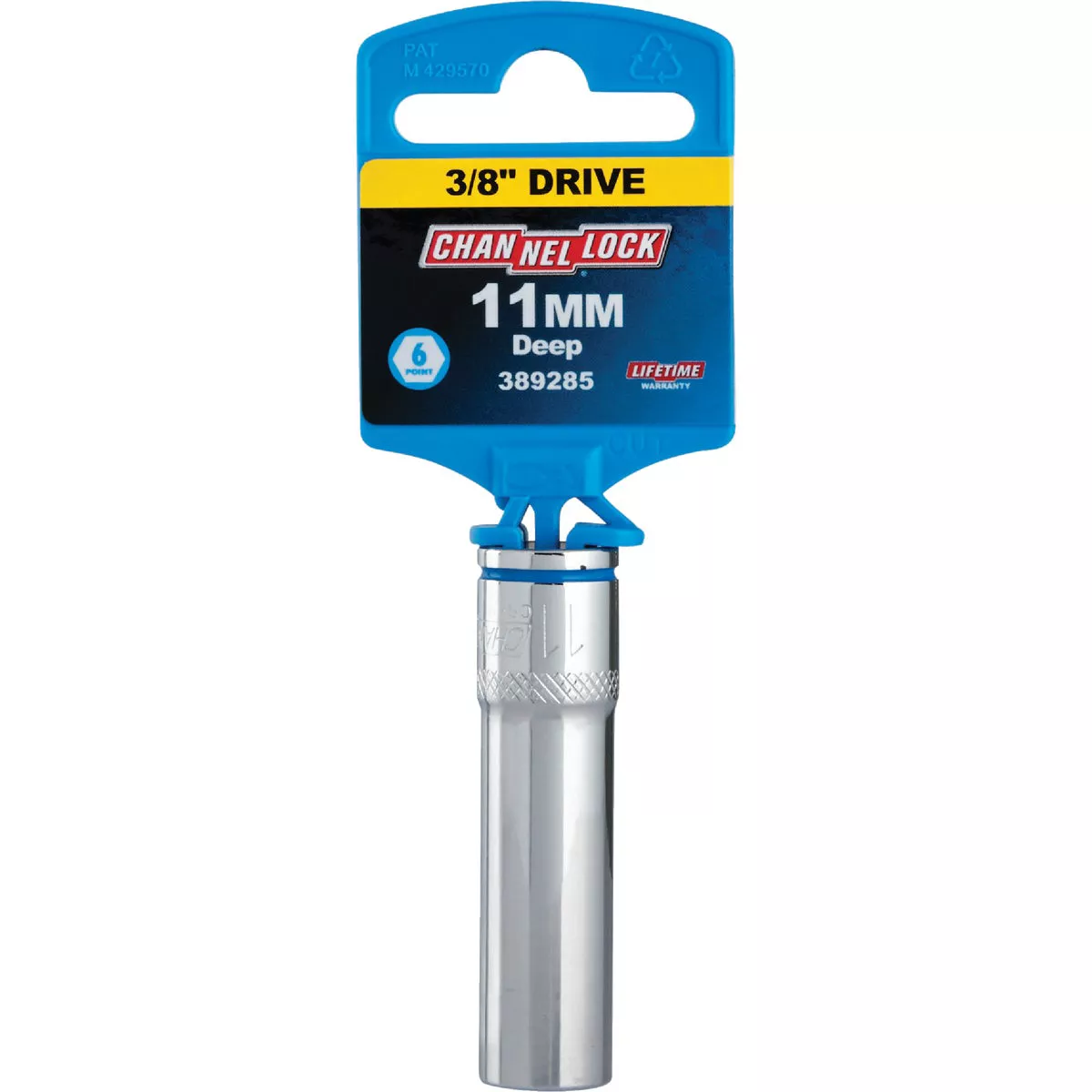 Channellock 3/8 In. Drive 11 mm 6-Point Deep Metric Socket - photo 2