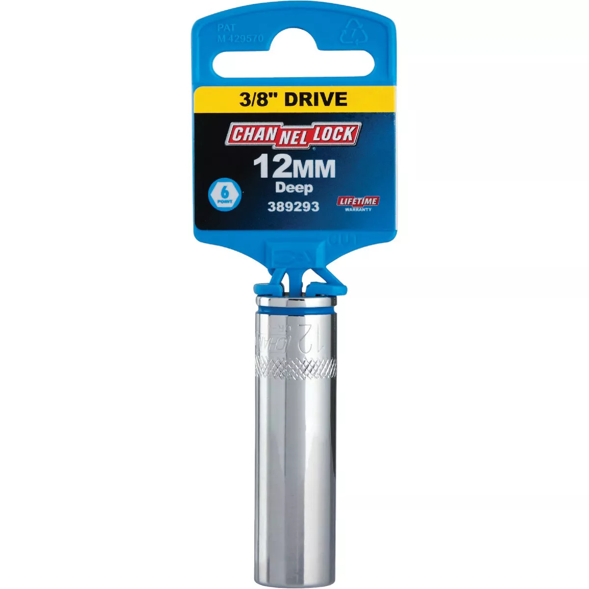 Channellock 3/8 In. Drive 12 mm 6-Point Deep Metric Socket - photo 2