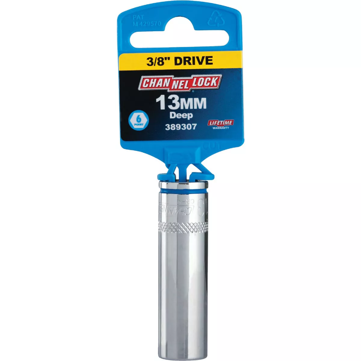 Channellock 3/8 In. Drive 13 mm 6-Point Deep Metric Socket - photo 2