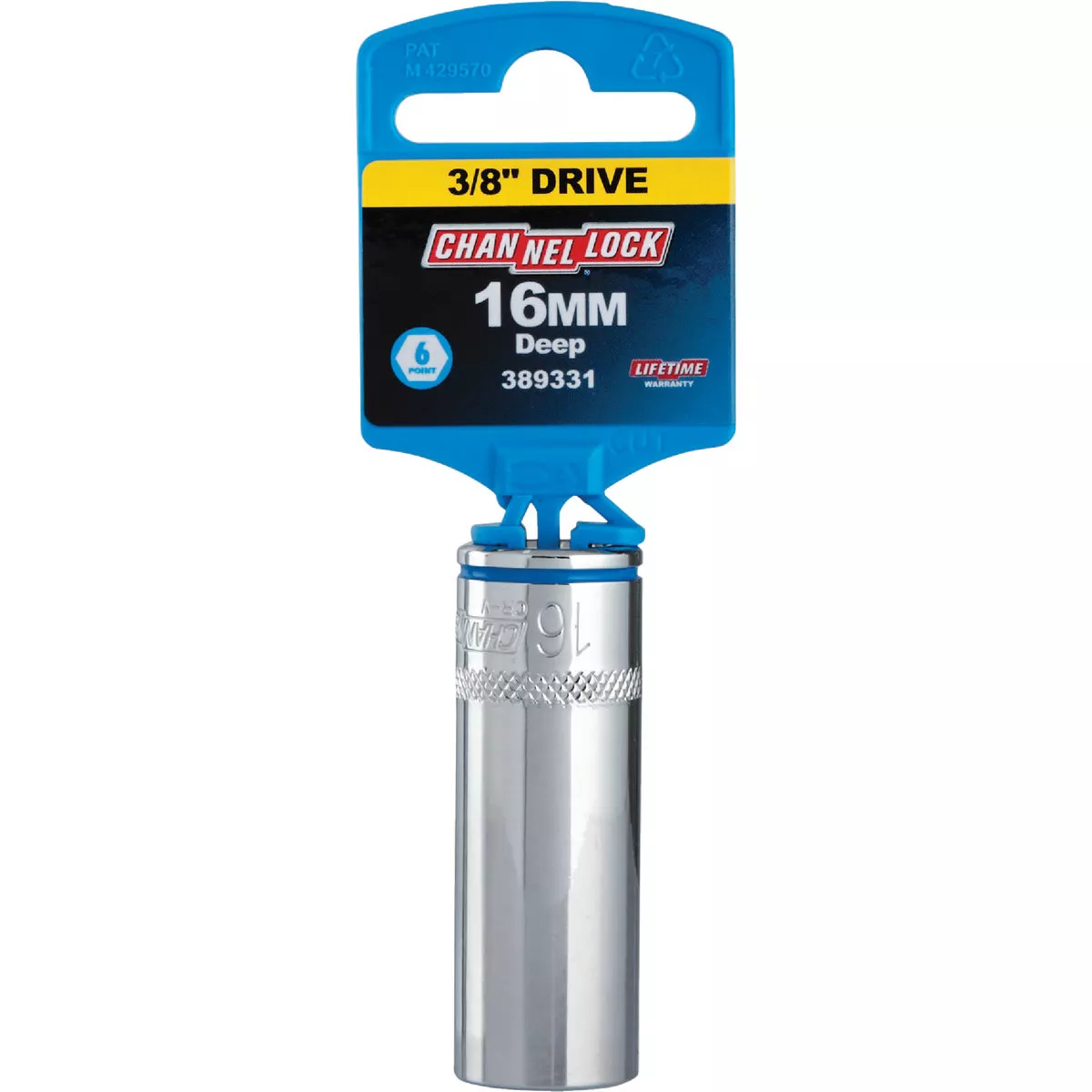 Channellock 3/8 In. Drive 16 mm 6-Point Deep Metric Socket - photo 2