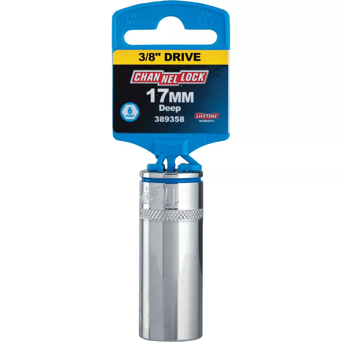 Channellock 3/8 In. Drive 17 mm 6-Point Deep Metric Socket - photo 2