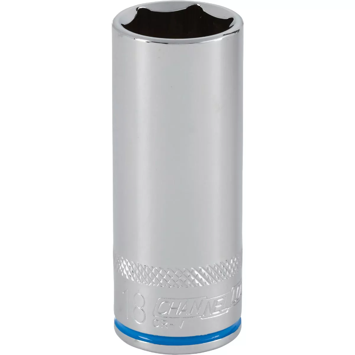 Channellock 3/8 In. Drive 18 mm 6-Point Deep Metric Socket