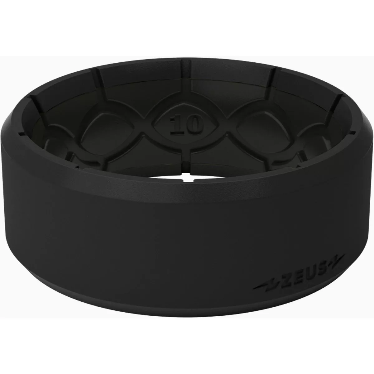 Groove Life Zeus Size 8 Midnight Black Silicone Ring