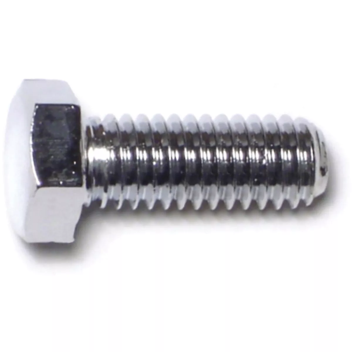 Midwest Fastener 3/8 In.-16 x 1 In. Chrome Plated Grade 5 Steel Coarse Thread Hex Cap Screws (10 Ct.)-