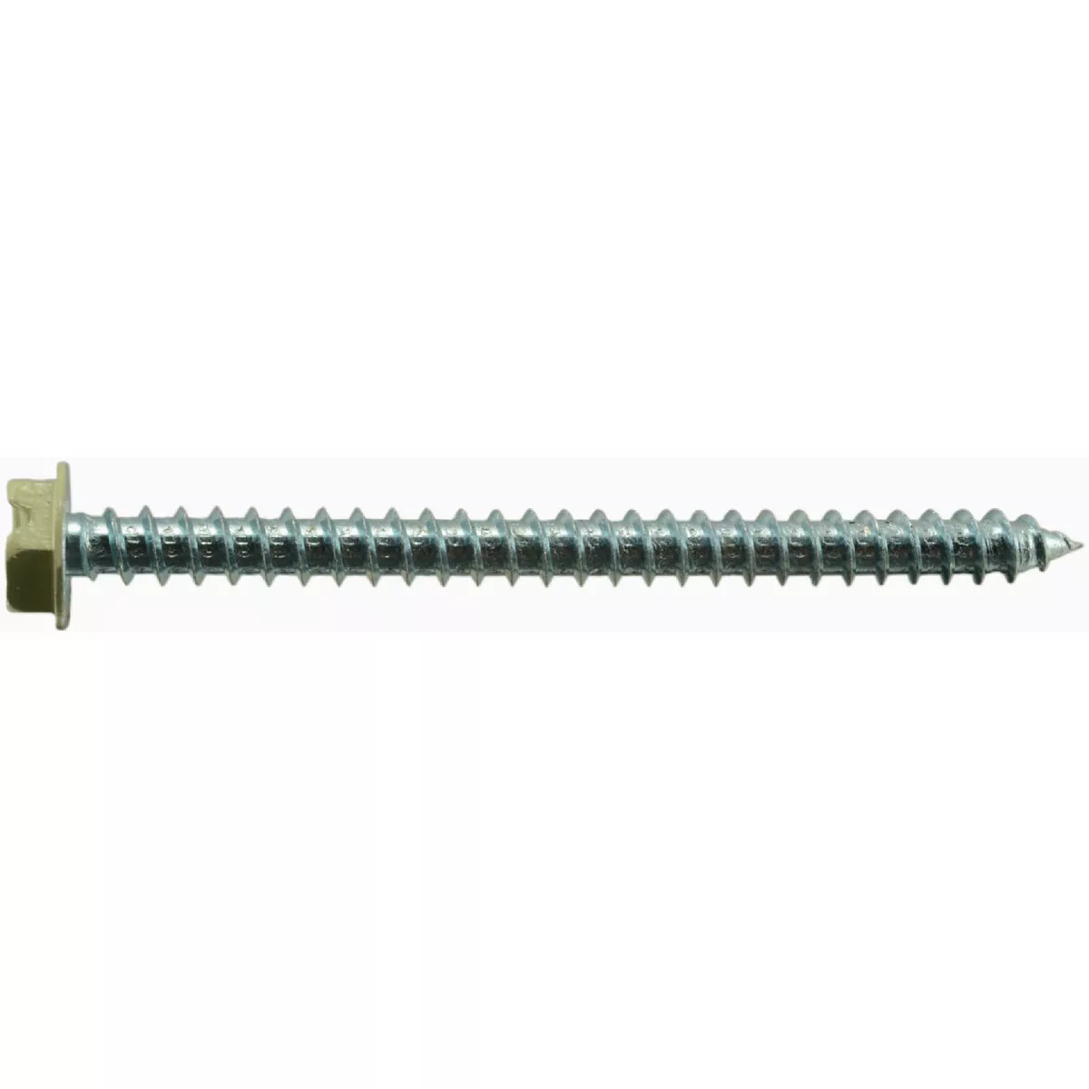 Midwest Fastener #10 x 2-1/2 In. Beige Painted Steel Slotted Hex Washer Head Sheet Metal Screws (12 Ct.)-