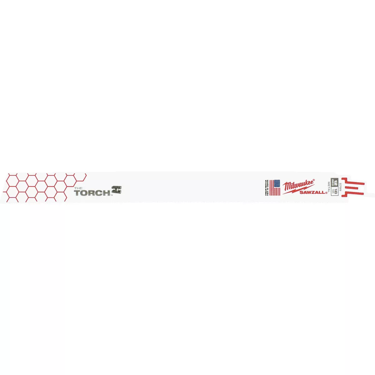 Milwaukee SAWZALL The TORCH 12 In. 18 TPI Metal Demolition Reciprocating Saw Blade (Bulk)