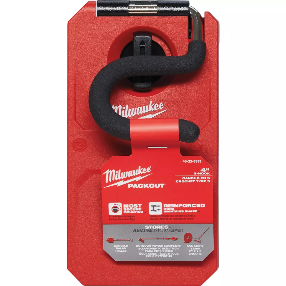 Milwaukee PACKOUT 4 In. S-Hook, 25 Lb. Capacity - photo 2