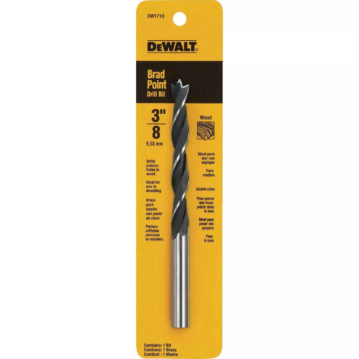 DEWALT 3/8 In. Brad Point Drill Bit - photo 2