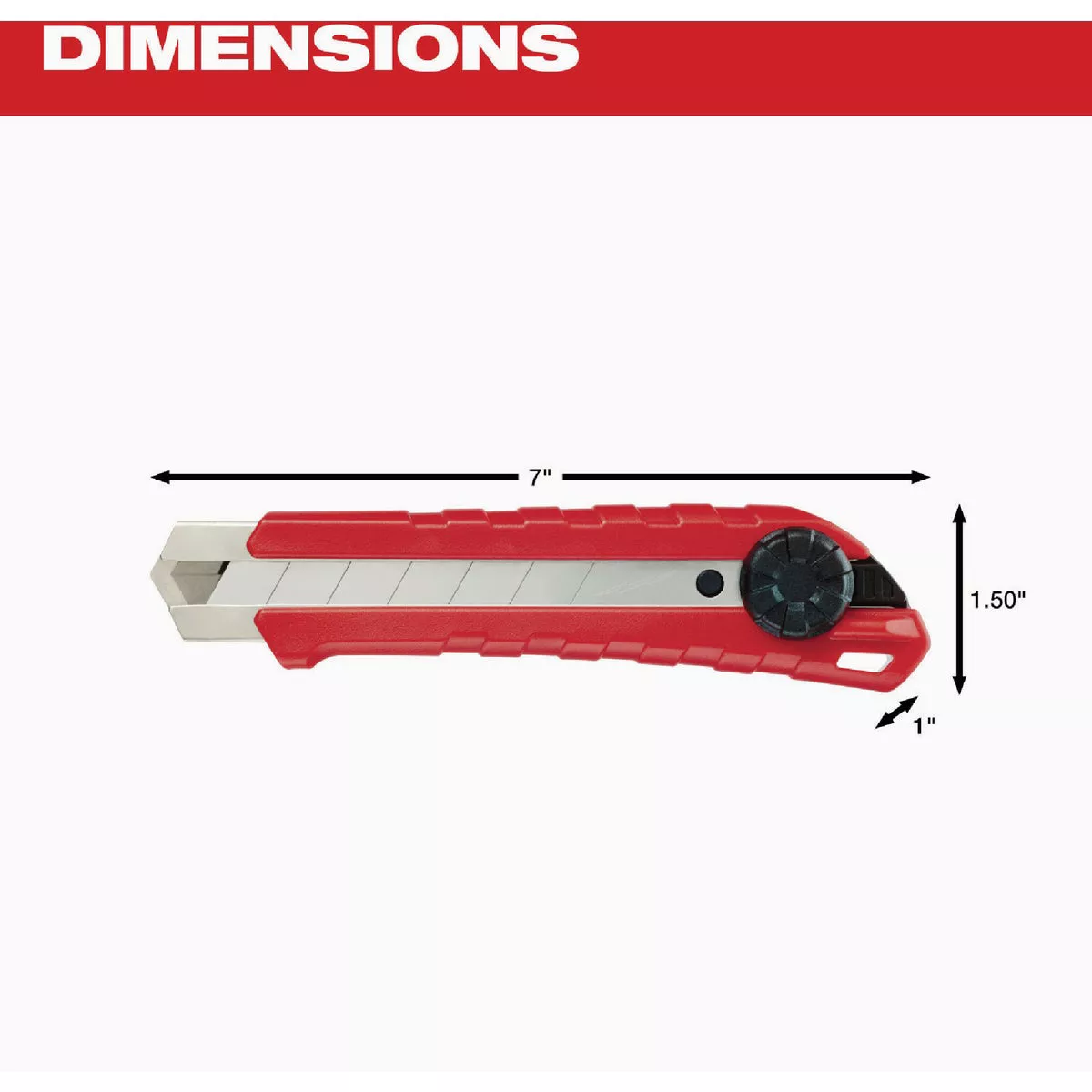 Milwaukee 25mm 7-Point Snap Off Knife - photo 2