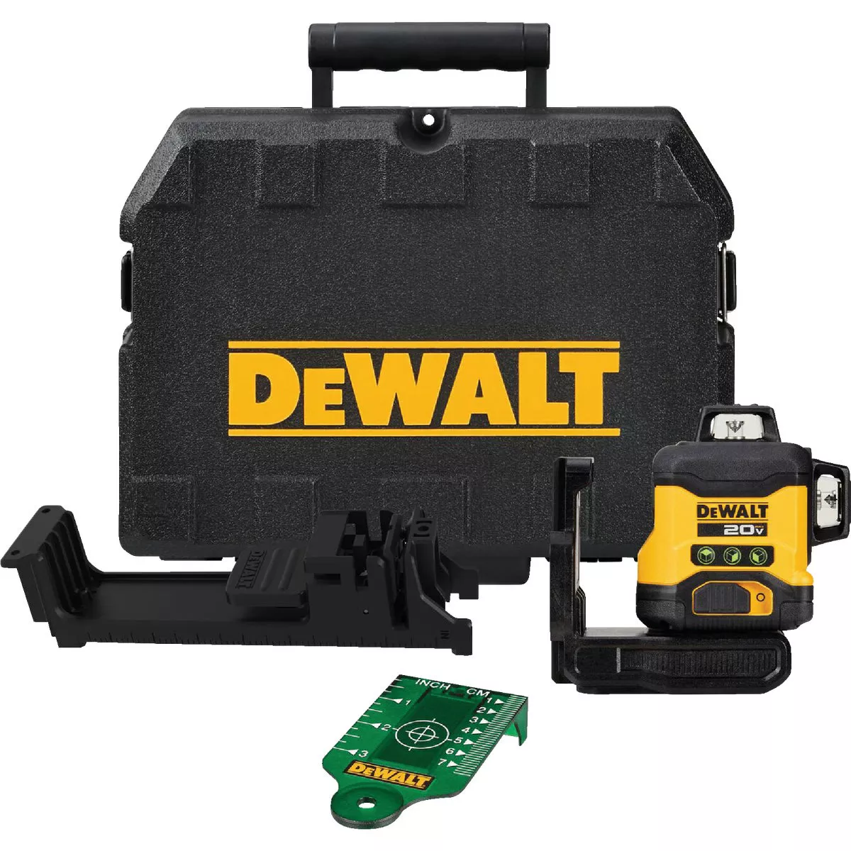 DEWALT 20V MAX Green Self-Leveling Cross Line 3 x 360 Laser Level (Tool Only)