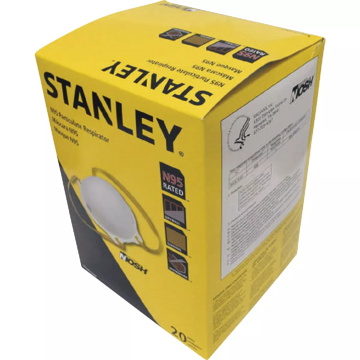 Stanley N95 Particulate Respirator (20-Pack) - photo 3