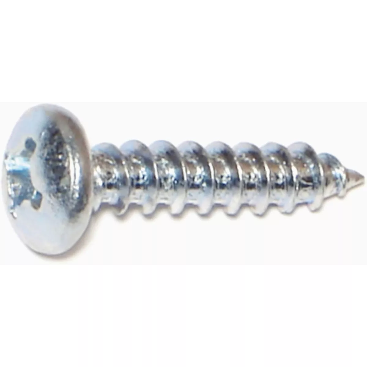 Midwest Fastener #12 x 1 In. Zinc Plated Steel Phillips Pan Head Sheet Metal Screws (1 Ct.)-