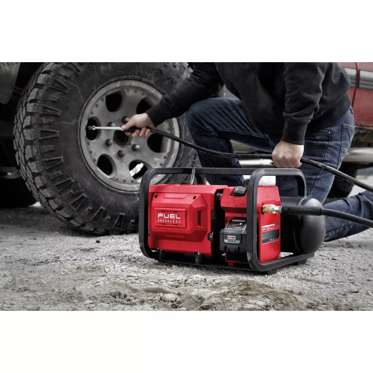 Milwaukee M18 FUEL Brushless 2 Gal. Portable 135 psi Cordless Air Compressor (Tool Only) - photo 2
