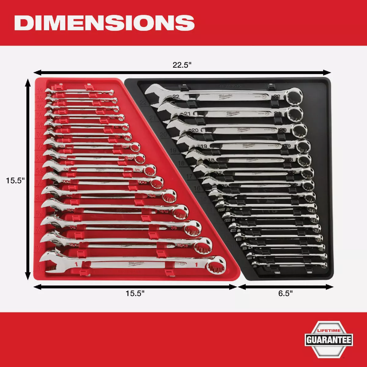 Milwaukee Standard 12-Point Combination Wrench Set (15-Piece) - photo 6