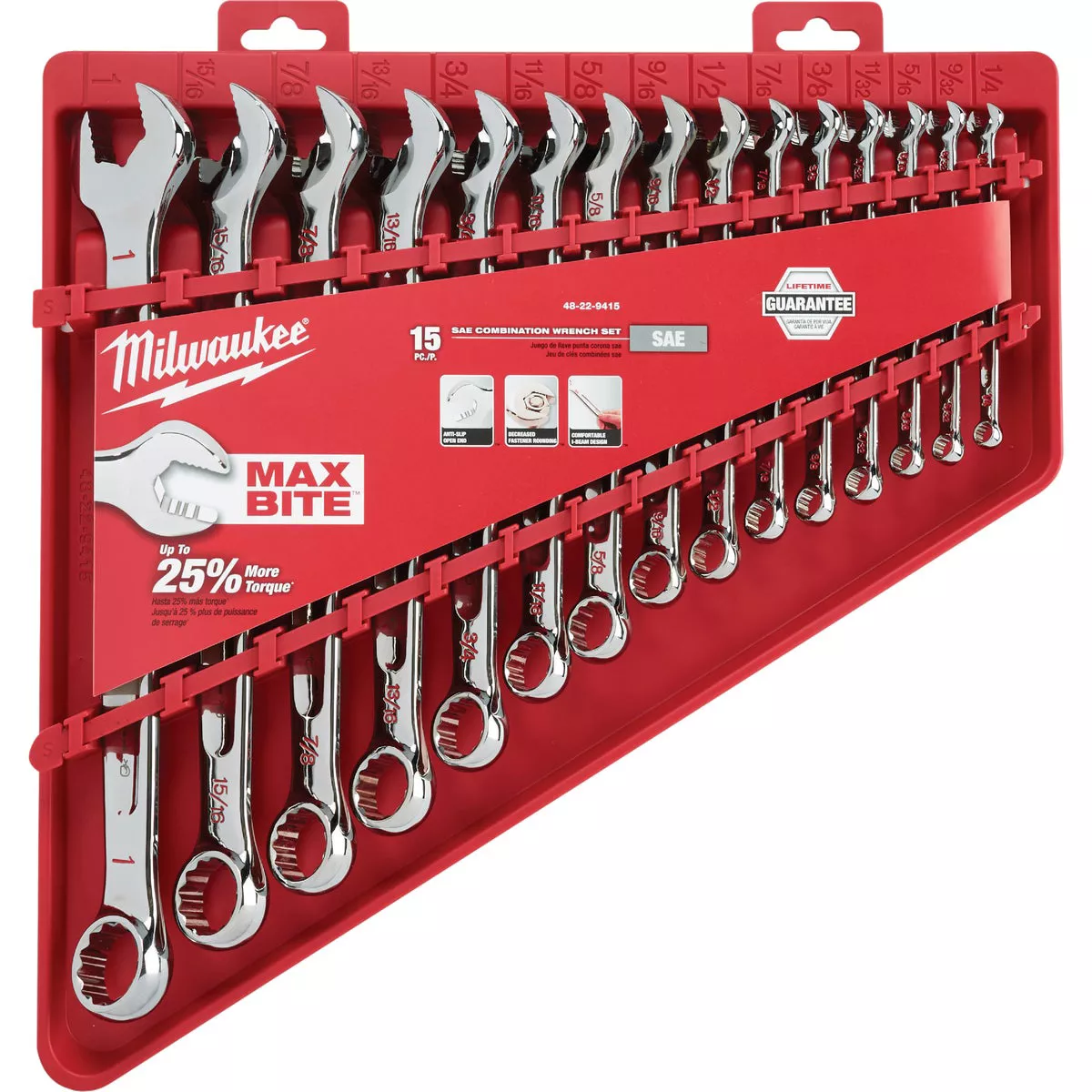 Milwaukee Standard 12-Point Combination Wrench Set (15-Piece) - photo 2
