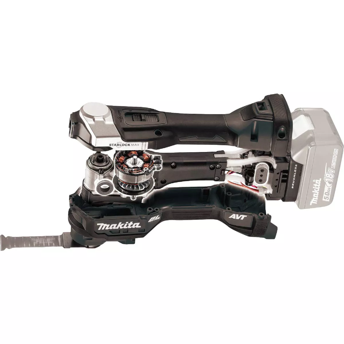 Makita 18 Volt LXT Lithium-Ion Brushless Sub-Compact Cordless Oscillating Tool (Tool Only) - photo 14