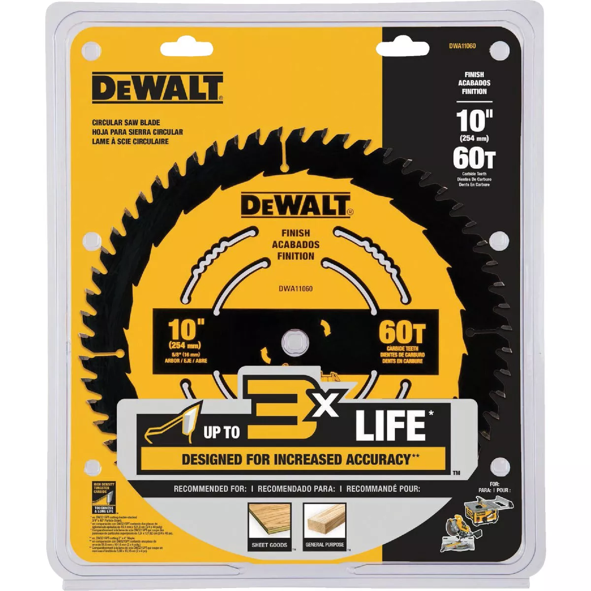 DEWALT 10 In. 60-Tooth Finish Circular Saw Blade - photo 7