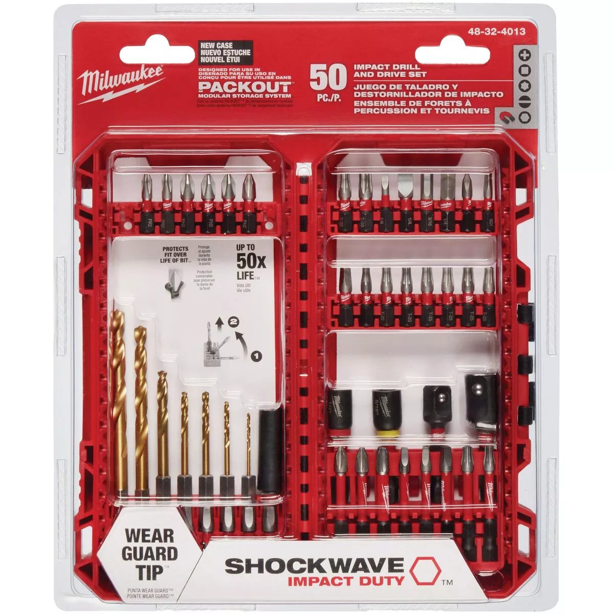 Milwaukee SHOCKWAVE Impact Duty Drill & Drive Set (50-Piece) - photo 2