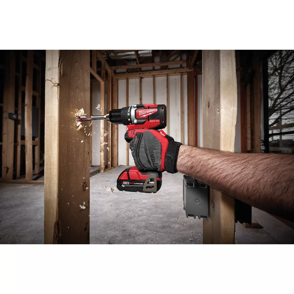 Milwaukee M18 2-Tool Brushless Cordless Compact Drill/Driver & Compact Impact Driver Combo Kit with (2) 2.0 Ah Batteries & Charger - photo 8