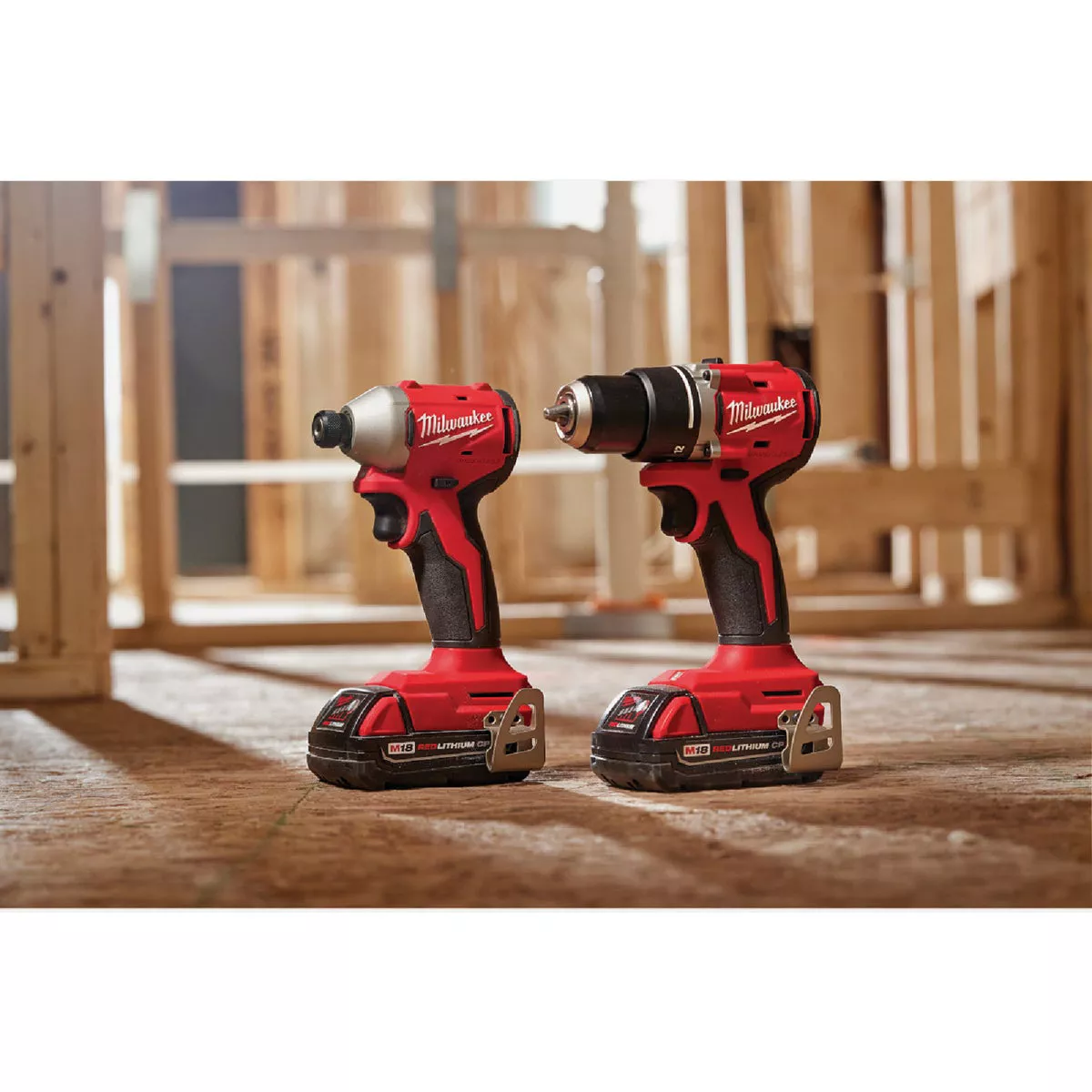 Milwaukee M18 2-Tool Brushless Cordless Compact Drill/Driver & Compact Impact Driver Combo Kit with (2) 2.0 Ah Batteries & Charger - photo 7