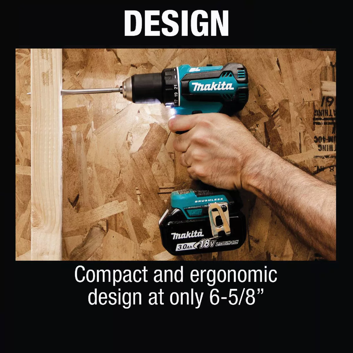 Makita 18-Volt LXT Lithium-Ion 1/2 In. Brushless Cordless Drill/Driver Kit - photo 4
