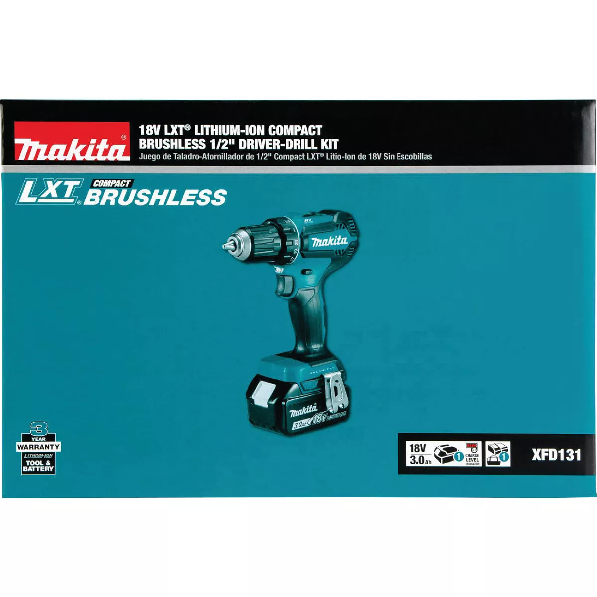 Makita 18-Volt LXT Lithium-Ion 1/2 In. Brushless Cordless Drill/Driver Kit - photo 11