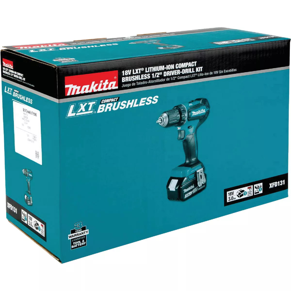 Makita 18-Volt LXT Lithium-Ion 1/2 In. Brushless Cordless Drill/Driver Kit - photo 14