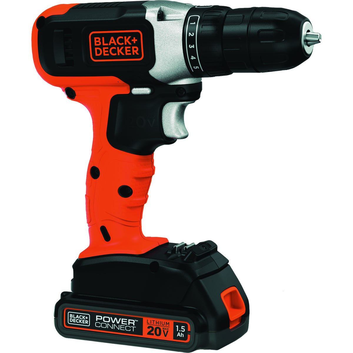 Black & Decker 20V MAX 3/8 In. Cordless Drill/Driver Kit with 1.5 Ah ...