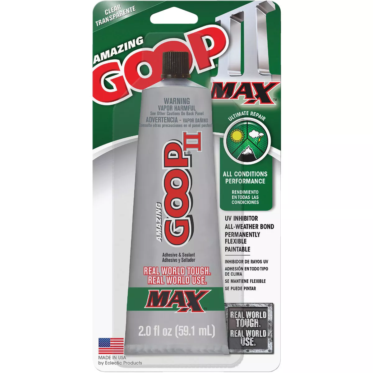 Amazing Goop II Max 2 Oz. All Weather Multi-Purpose Adhesive