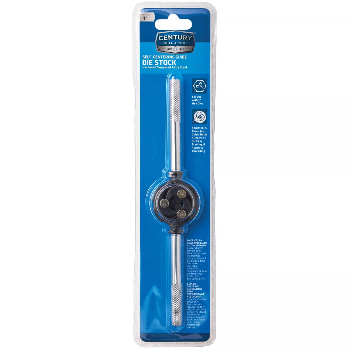 Century Drill & Tool 1 In. Self-Centering Adjustable Die Stock