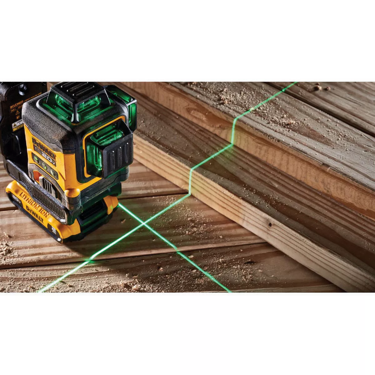 DEWALT 12V/20V MAX Self-Leveling Cross Line 3 x 360 Laser Level (Bare Tool) - photo 3