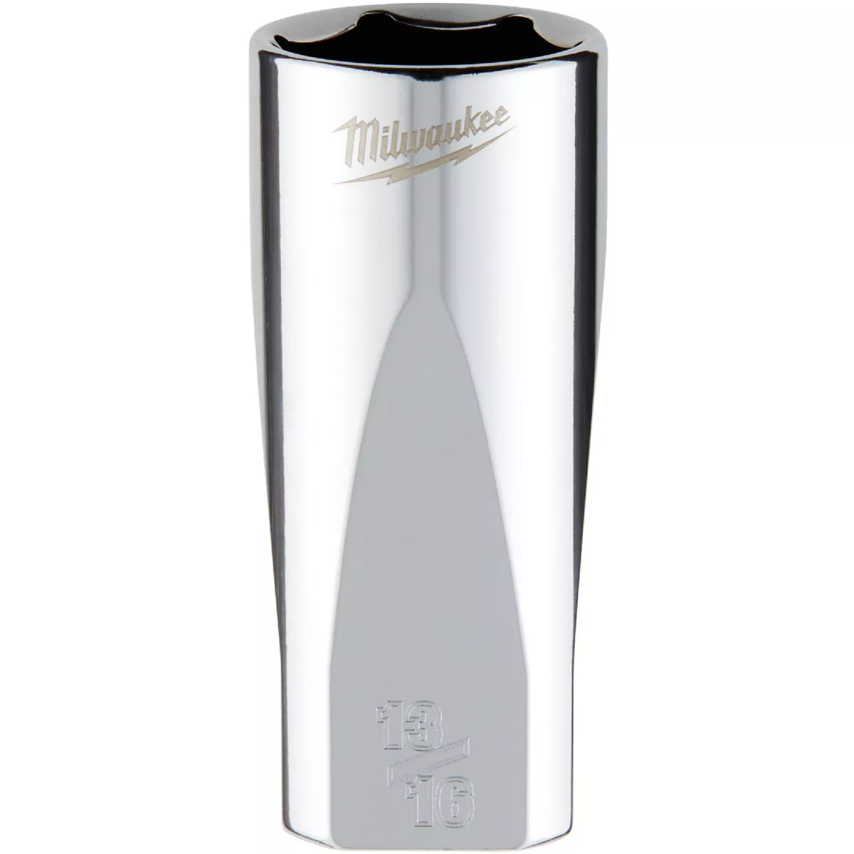 Milwaukee 3/8 In. Drive 13/16 In. 6-Point Deep Standard Socket with FOUR FLAT Sides