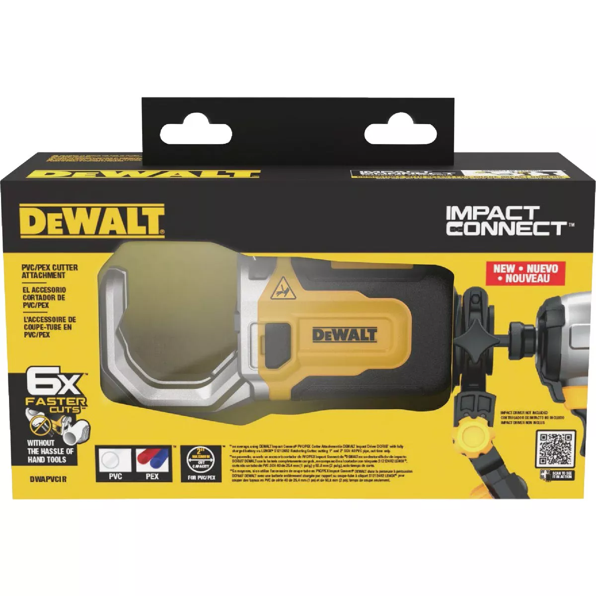 DEWALT IMPACT CONNECT PVC/PEX Pipe Cutter Attachment - photo 8