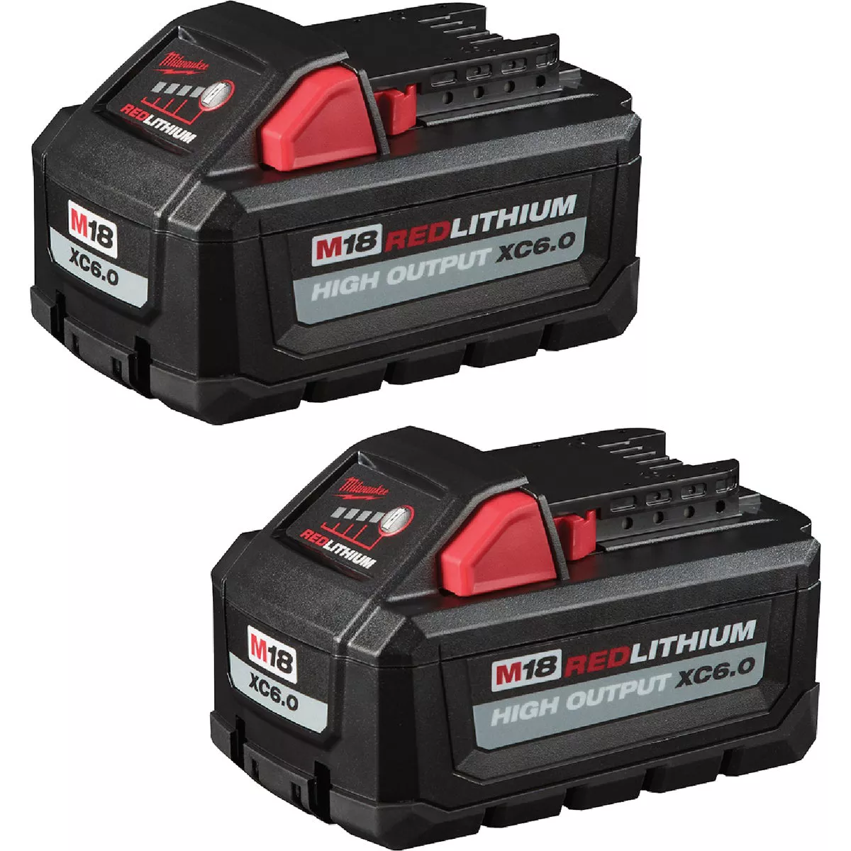 Milwaukee M18 REDLITHIUM Lithium-Ion High Output XC 6.0 Ah Battery Pack (2-Pack) - photo 6