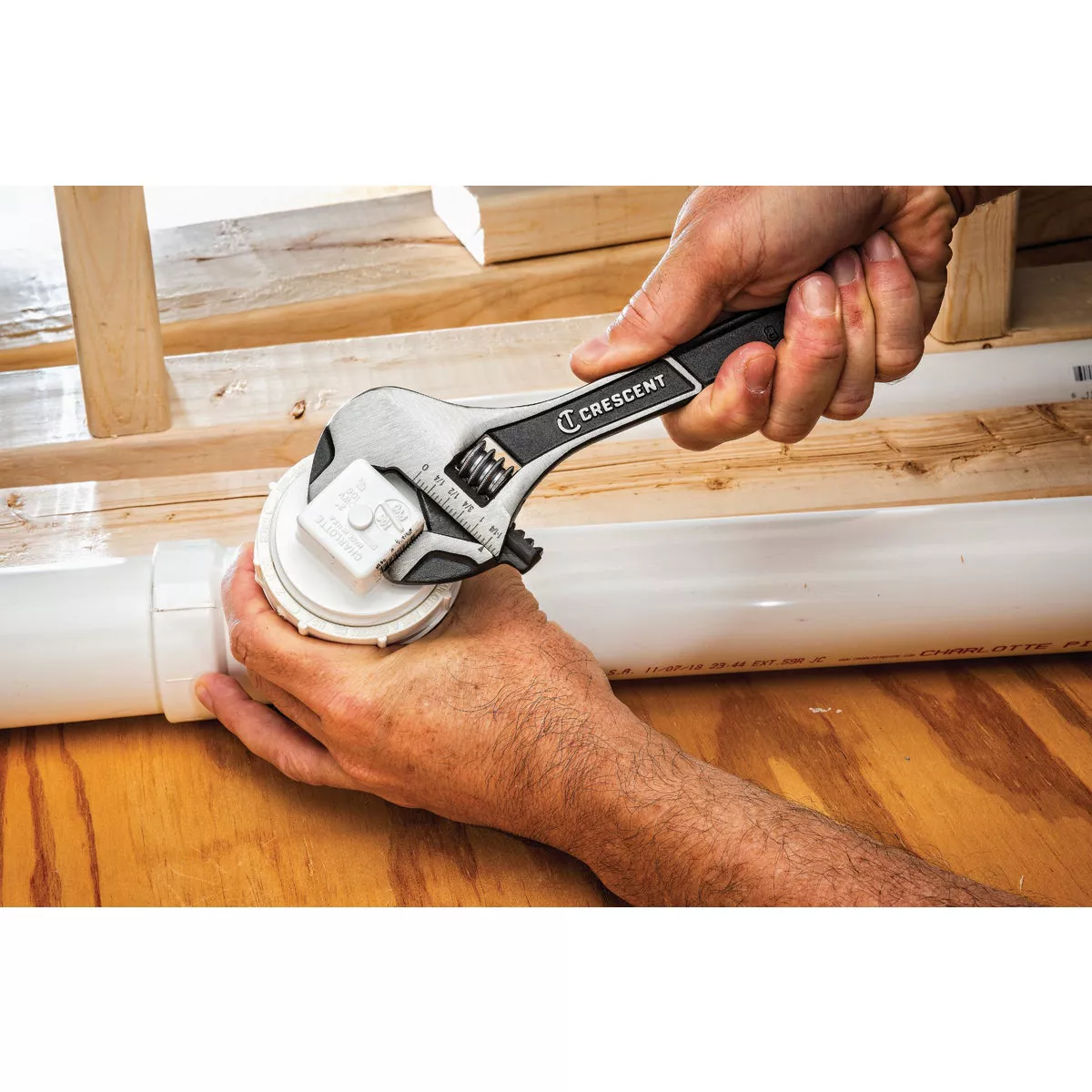 Crescent 6 In. & 10 In. Wide Jaw Adjustable Wrench Set (2-Piece) - photo 7