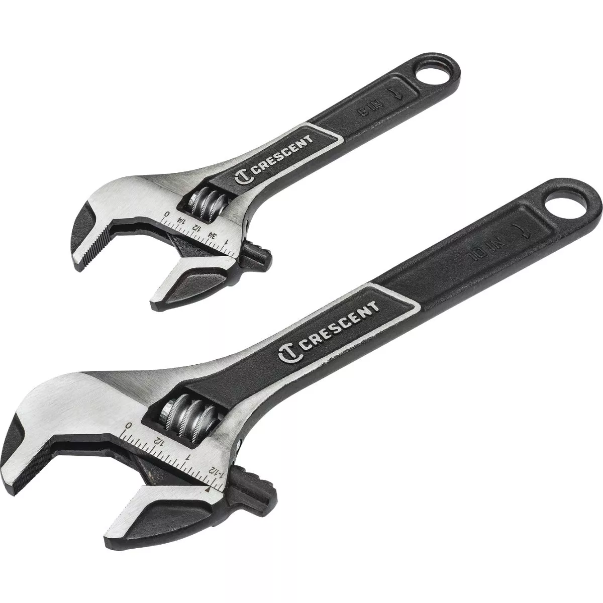 Crescent 6 In. & 10 In. Wide Jaw Adjustable Wrench Set (2-Piece) - photo 4