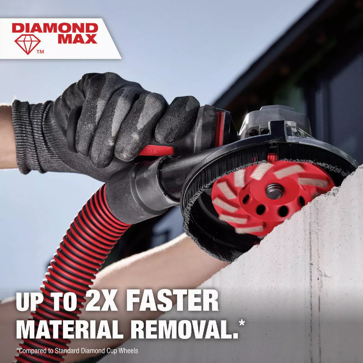 Milwaukee DIAMOND MAX 4-1/2 In. Segmented Turbo Rim Diamond Cup Wheel - photo 5