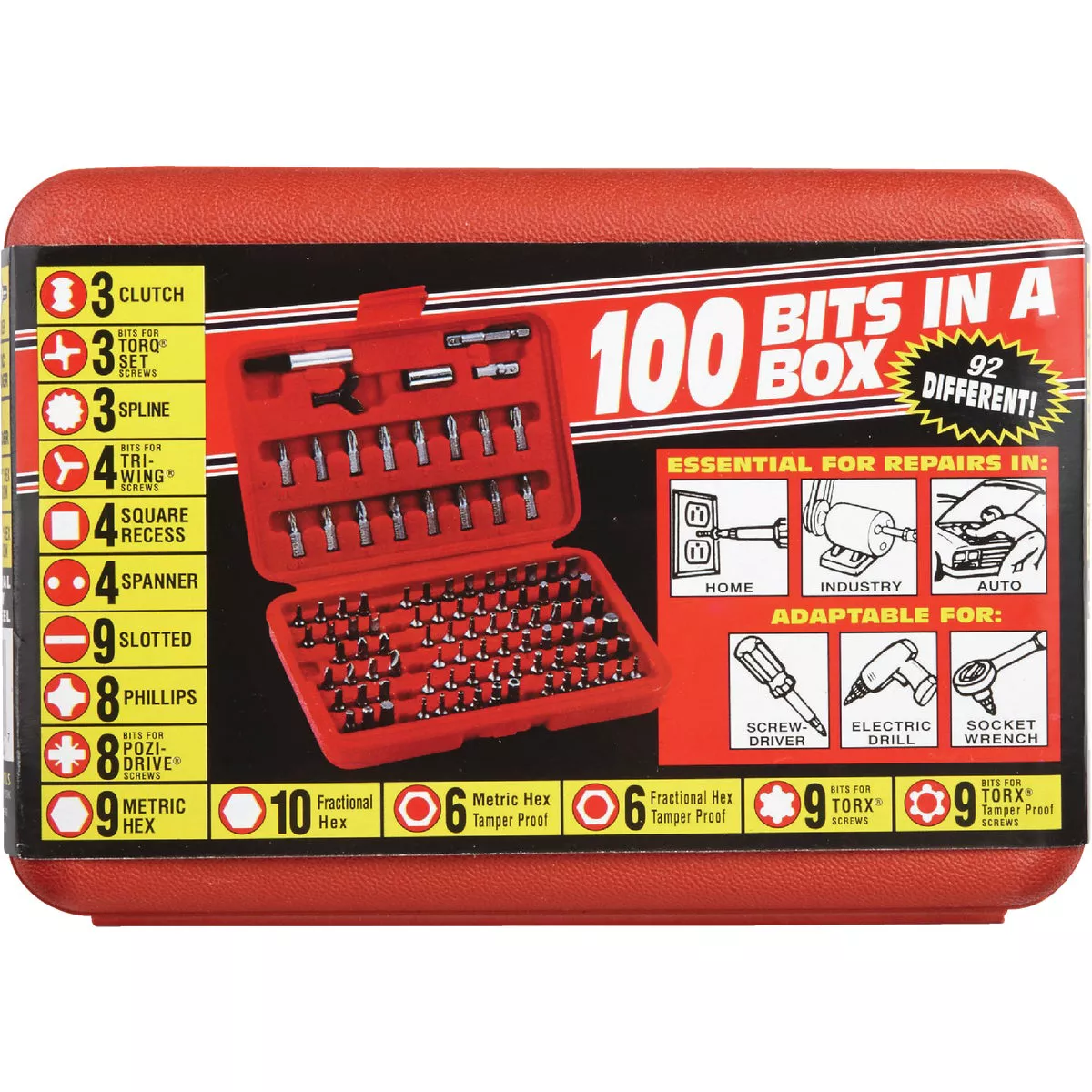 Best Way Tools 100-Piece Screwdriver Bit Set - photo 2