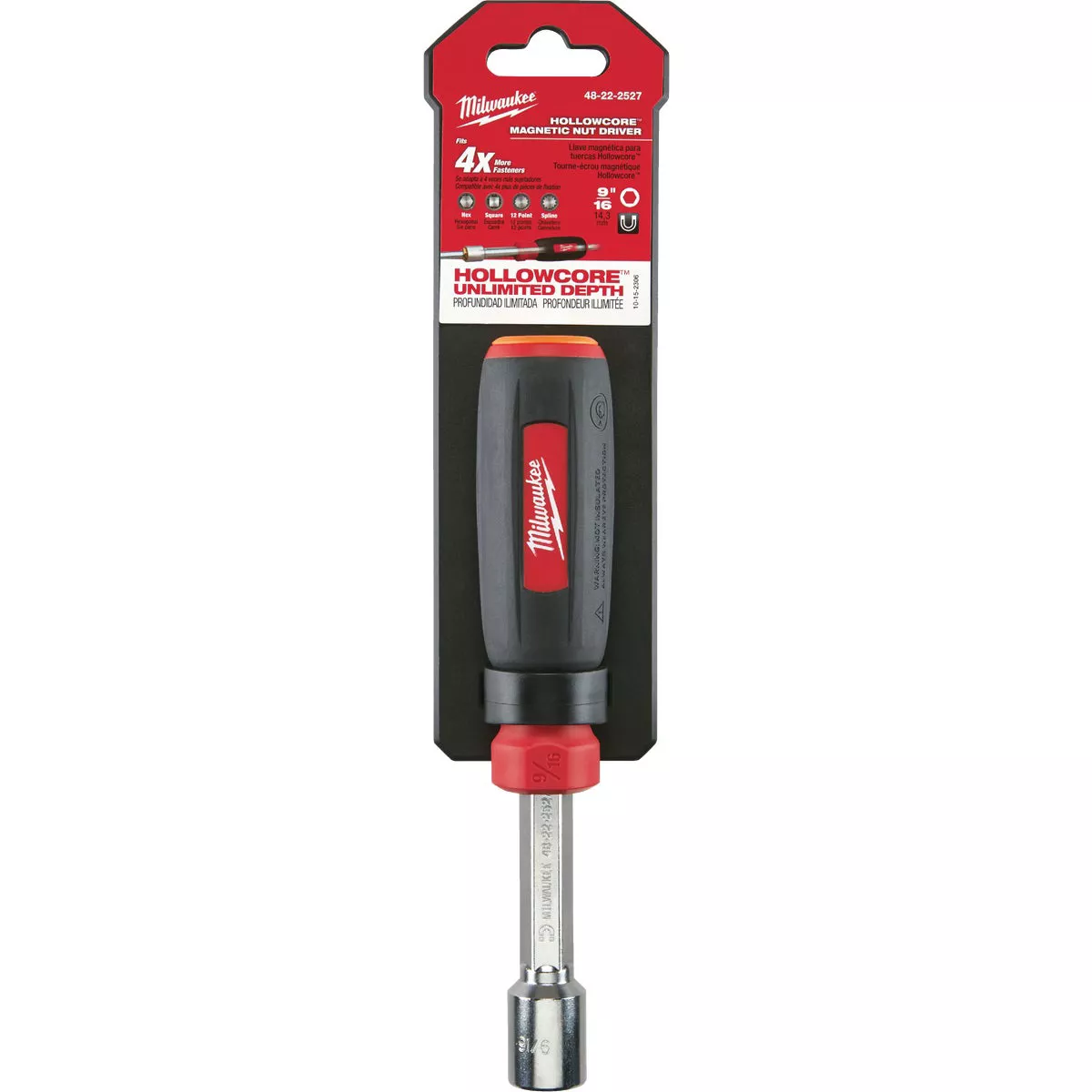 Milwaukee HollowCore 9/16 In. Magnetic Nut Driver