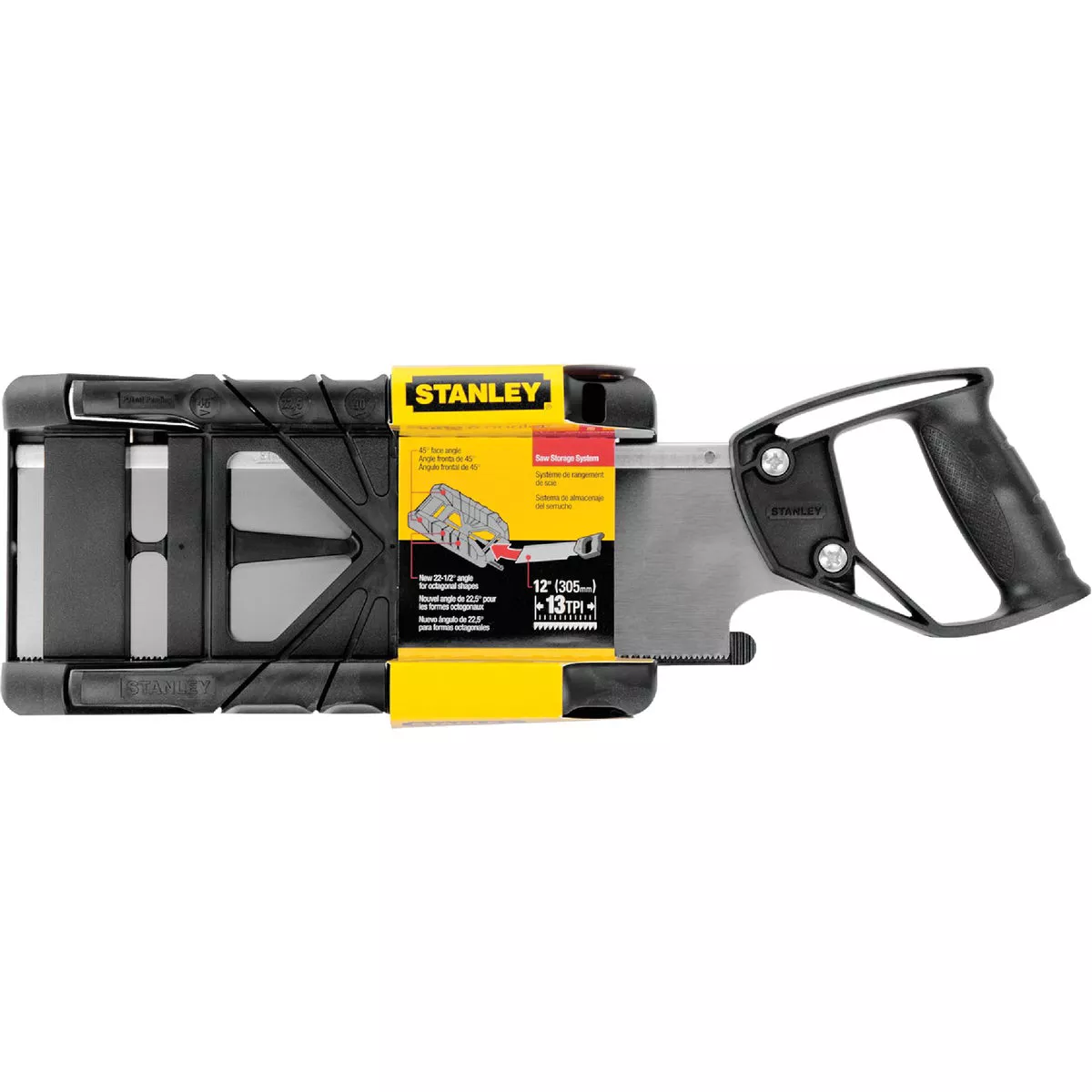 Stanley Plastic Saw Storage Miter Box & 12 In. Saw - photo 2